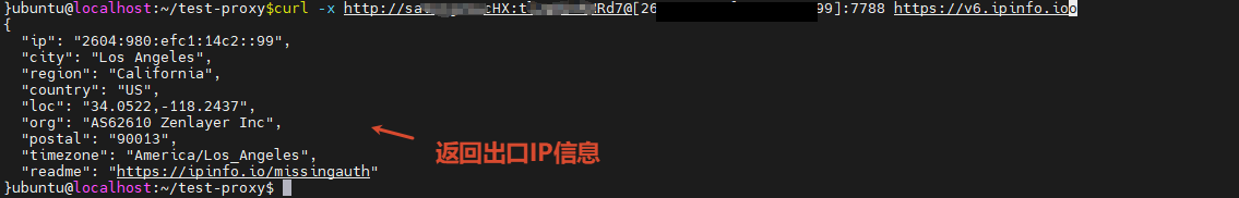 静态代理 — IPv6 连通性测试